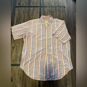 L.L. Bean Pastel Striped Men's Shirt